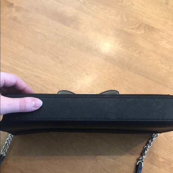 Black leather Kate Spade bow cross body bag - Picture 8 of 8